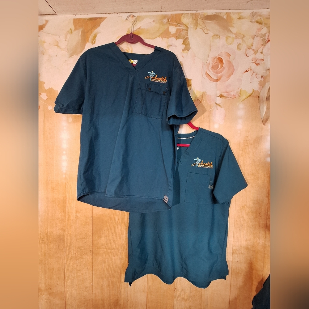 New Castle Science Education Medical Scrub Tops